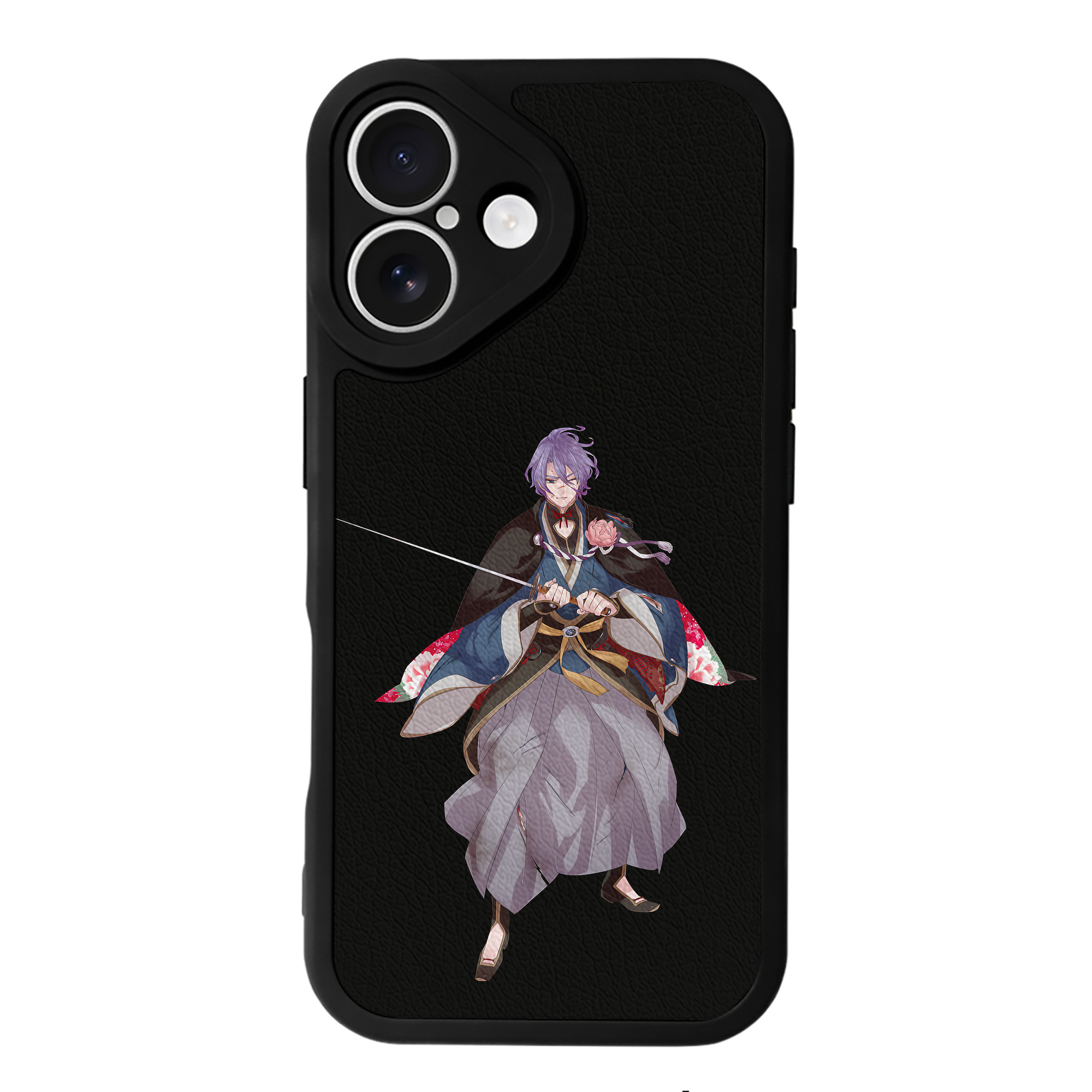 （画像用） 刀剣乱舞 Touken Ranbu 【iPhone 16シリーズ対応】シリコンスマホケース（レザー調） 材質：シリコン